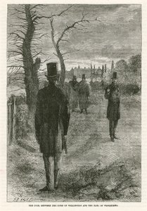 Das Duell zwischen dem Herzog von Wellington und dem Earl of Winchelsea