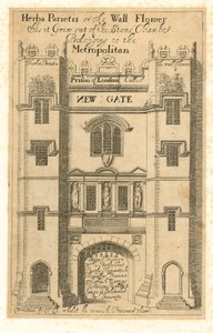 Die früheste bekannte Ansicht von Newgate
