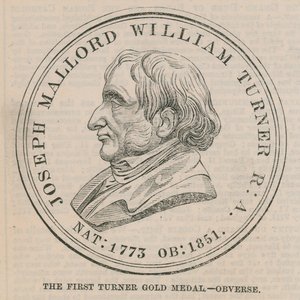 Die erste Turner Goldmedaille (Vorderseite) von English School