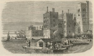 Die Flut in Lambeth am Mittwoch letzter Woche