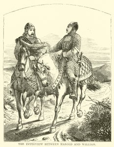 Das Treffen zwischen Harold und Wilhelm von English School