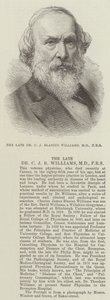 Der verstorbene Dr. C. J. Blasius Williams, MD, FRS (Stich) von English School