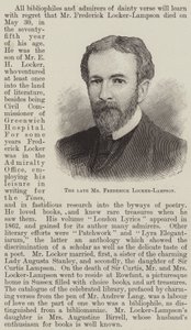 Der verstorbene Herr Frederick Locker-Lampson von English School