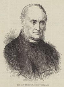Der verstorbene rechte ehrwürdige Bischof Thirlwall (Stich) von English School