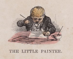 Der kleine Maler von English School