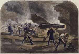 Die Hauptbatterie von Fort Sumter von English School
