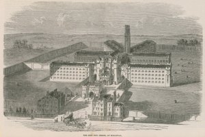 Das neue Stadtgefängnis in Holloway von English School