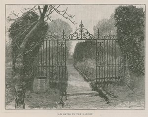 Der neue öffentliche Park in Highgate: alte Tore im Garten von English School