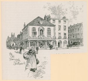 Das alte Rathaus, Borough High Street, Southwark, London von English School