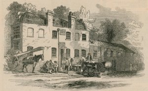 Das alte Halbwegshaus, Kensington, London von English School