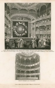 Das Proszenium des English Opera House im Strand (ehemals Lyceum) von English School
