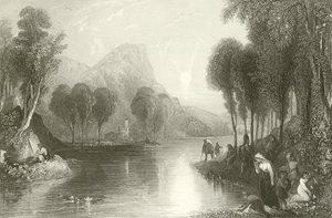 Der Fluss des Wassers des Lebens von English School