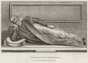 Das Grab von Edward Bruce, Lord Kinloss von English School