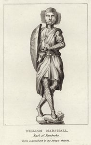 Das Grab von Sir William Marshal von English School
