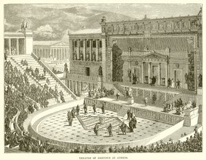 Theater des Dionysos in Athen von English School