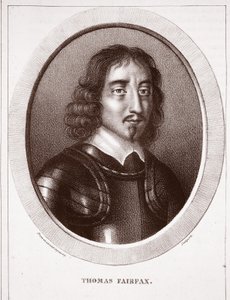 Thomas Fairfax, zugeschrieben Delaporte, graviert von de Ducarme von English School