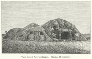 Tigergrotte bei Saluvan Kuppan (Gravur)