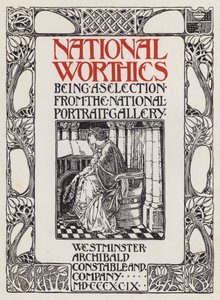 Titelblatt-Illustration für National Worthies, eine Auswahl aus der National Portrait Gallery