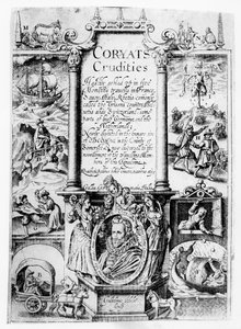 Titelseite von Coryats Crudities, veröffentlicht 1611