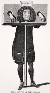 Titus Oates im Pranger von English School