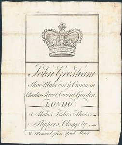 Handelskarte, John Gresham von English School