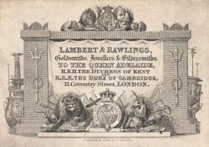 Handelskarte, Lambert & Rawlings von English School