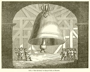 Zar Kolokol, oder König der Glocken, in Moskau von English School