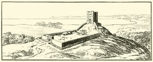 Typische normannische Burg
