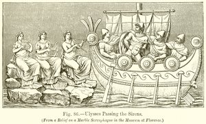Odysseus passiert die Sirenen von English School