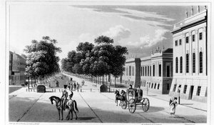 Unter den Linden, aus St. Petersburg: A Journal of Travels to and from that Capital von A.B. Granville, veröffentlicht 1828