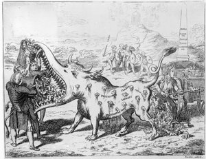 Impfung, veröffentlicht von J.L. Stuart, 1802