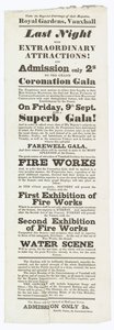 Vauxhall Gardens, Werbung von English School