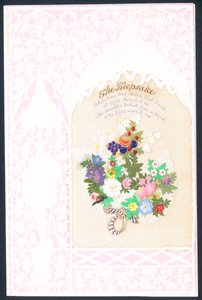 Viktorianische Valentinskarte