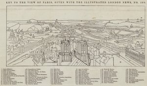 Ansicht von Paris, gegeben mit The Illustrated London News