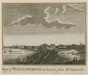 Ansicht von Wandsworth in Surrey von Mr. Vannecks