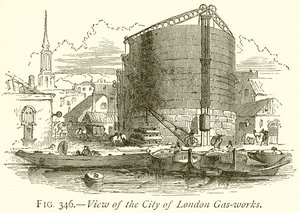 Ansicht der Stadtwerke von London