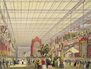 Ansicht des ausländischen Schiffs der Großen Ausstellung von 1851, aus Dickinsons Comprehensive Pictures von English School