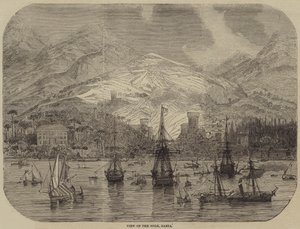 Ansicht des Moles, Gaeta von English School