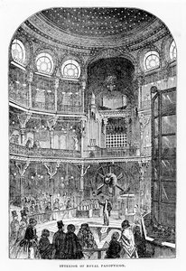 Ansicht des Royal Panopticon of Science and Art, ca. 1855 von English School