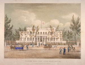 Ansicht des Seemannsheims an der East India Dock Road, Poplar, London, 1841