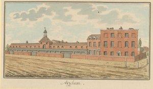Ansicht des Asyls in St. Georges Fields von English School