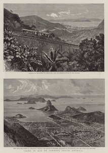 Ansichten von Rio de Janeiro, Südamerika von English School