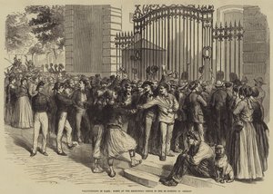 Freiwilligendienst in Paris, Szene im Rekrutierungsbüro in St. Dominic, St. German (Stich) von English School