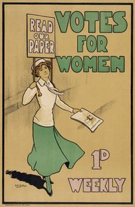 Votes for Women, aus The Suffragette, veröffentlicht 1912 von English School