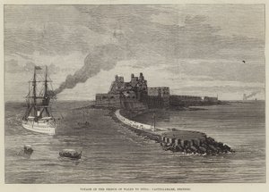 Reise des Prinzen von Wales nach Indien, Castellamare, Brindisi (Stich) von English School