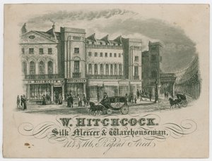 W Hitchcock, Visitenkarte von English School