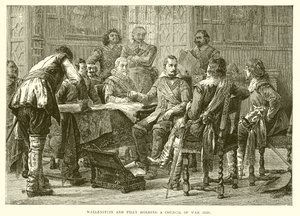 Wallenstein und Tilly halten Kriegsrat (1626)