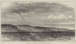 Wasserhose zwischen Bournemouth und Poole (Gravur)