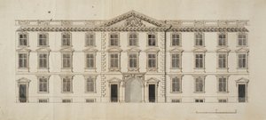 Westfassade des vorgeschlagenen neuen Gebäudes für das Garden Quadrangle am New College
