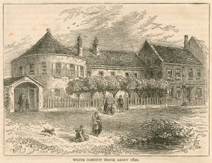 White Conduit House, Pentonville, London, um 1820 von English School
